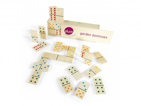 Set of garden dominoes