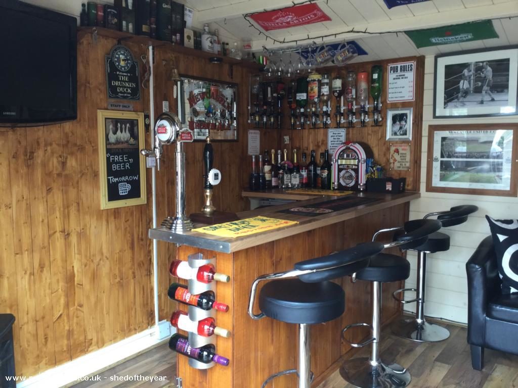 Man cave bar