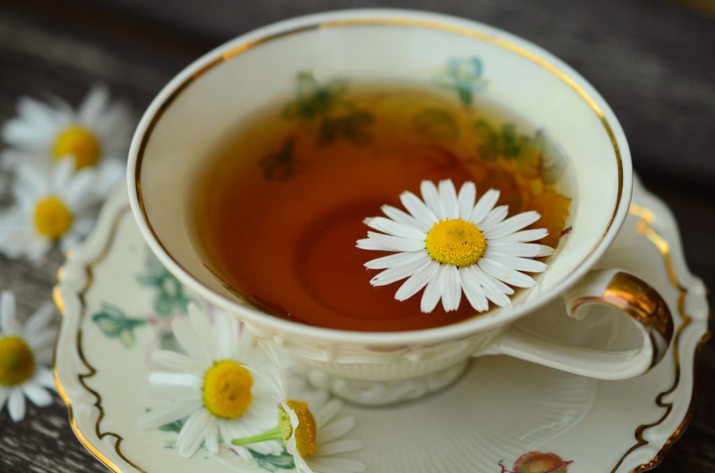 Chamomile tea is great for hay fever