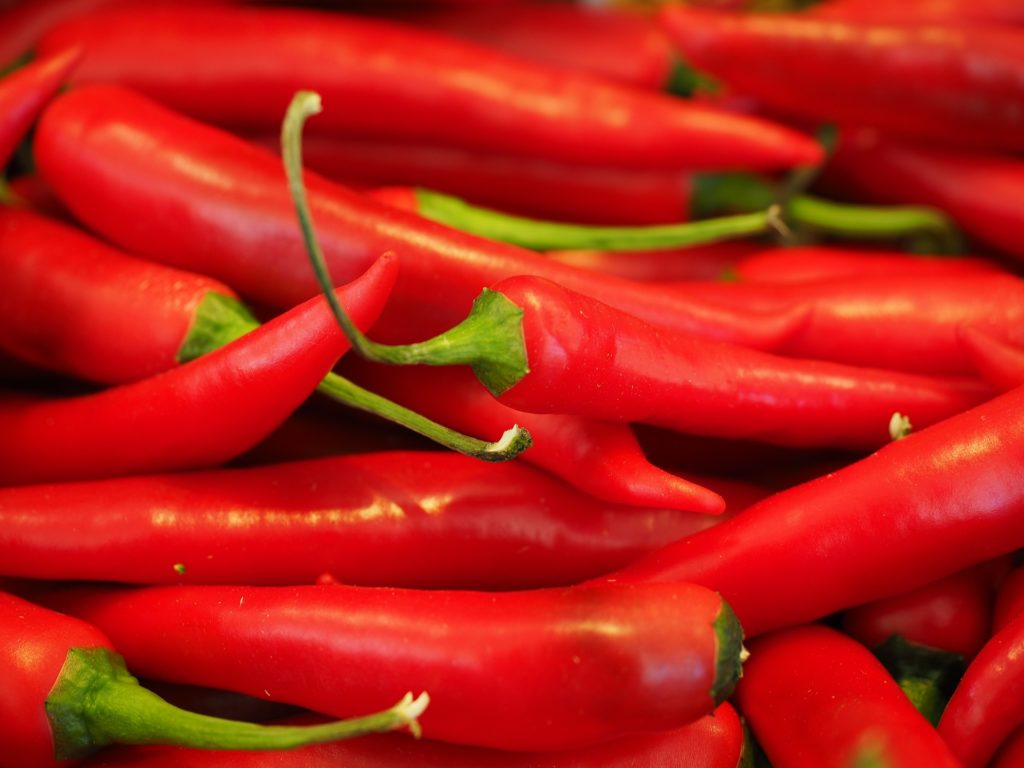 Red chillies relieve congestion