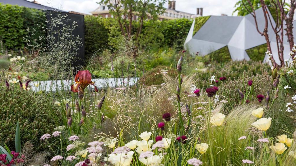 Bronze and copper Jeremy Vine garden