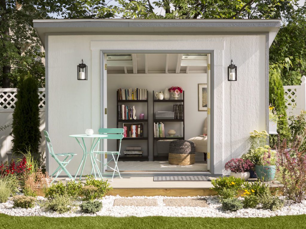 She Shed Reading Nook