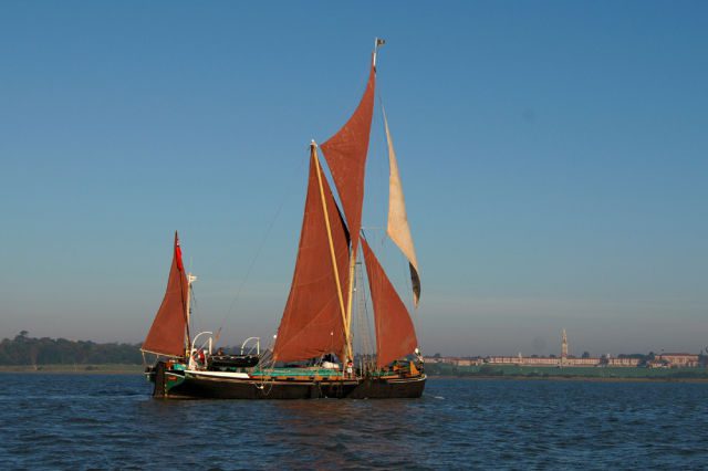 Sailing barge afternoon tea