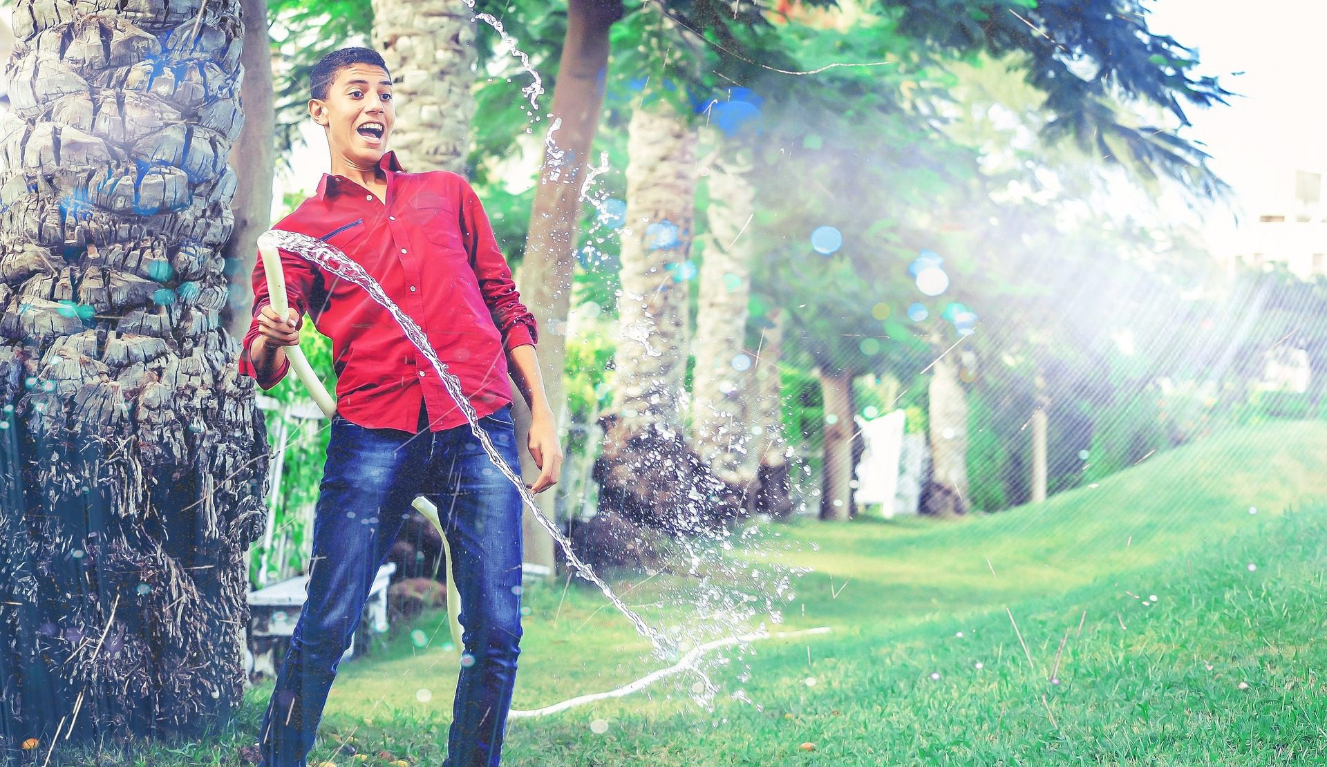 Watering Garden