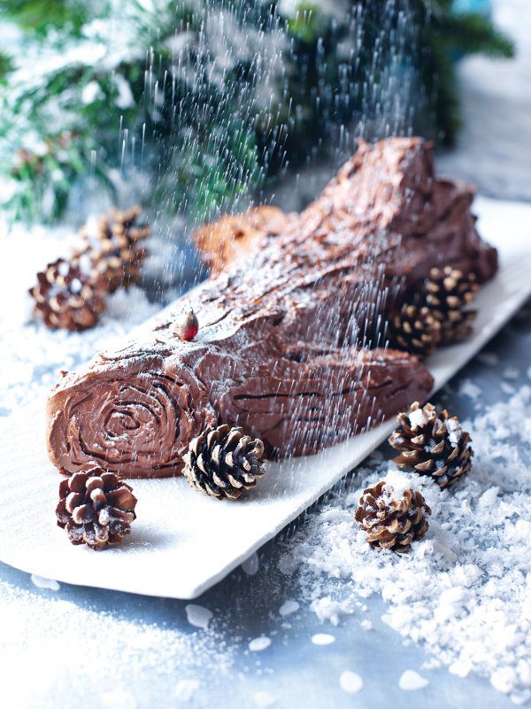 Christmas bakes - Yule log